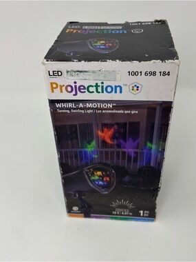 New Gemmy‎ LightShow LED Projection Ghosts Whirl-a-Motion & Strobe Up to 15ft
